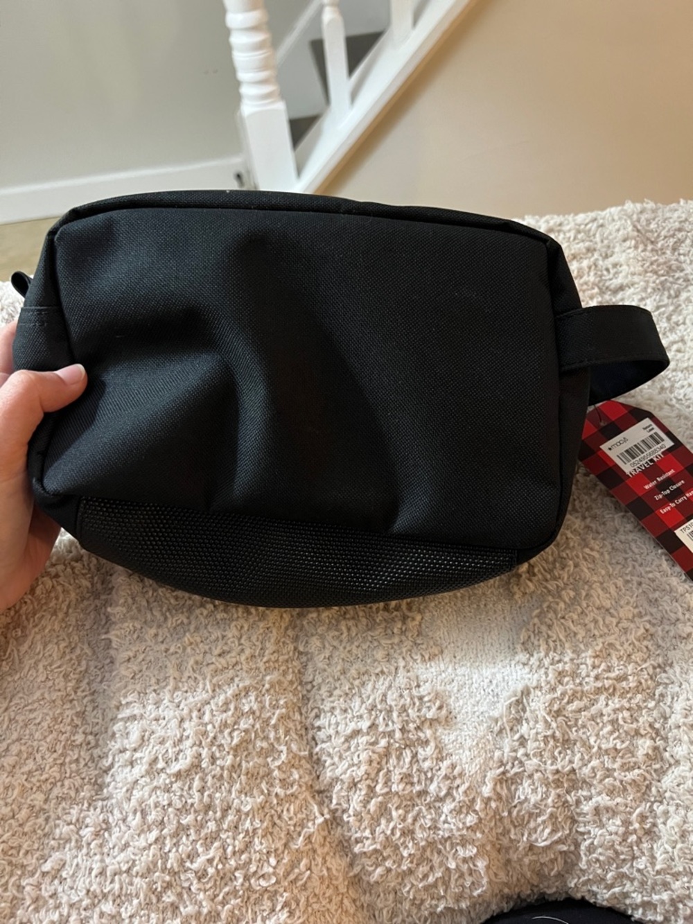 Perry Ellis Travel Toiletry Dopp Kit - Black